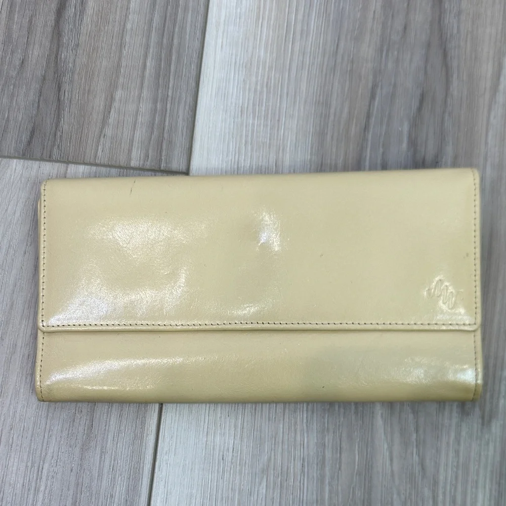 Monsac original vintage leather long wallet